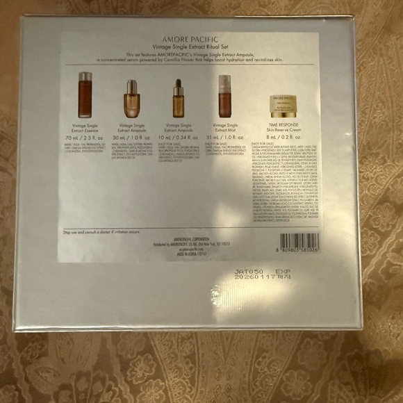Amore Pacific Vintage Single Extract Ritual Set Anti-Aging Essence Ampoule Mist - Picture 3 of 4
